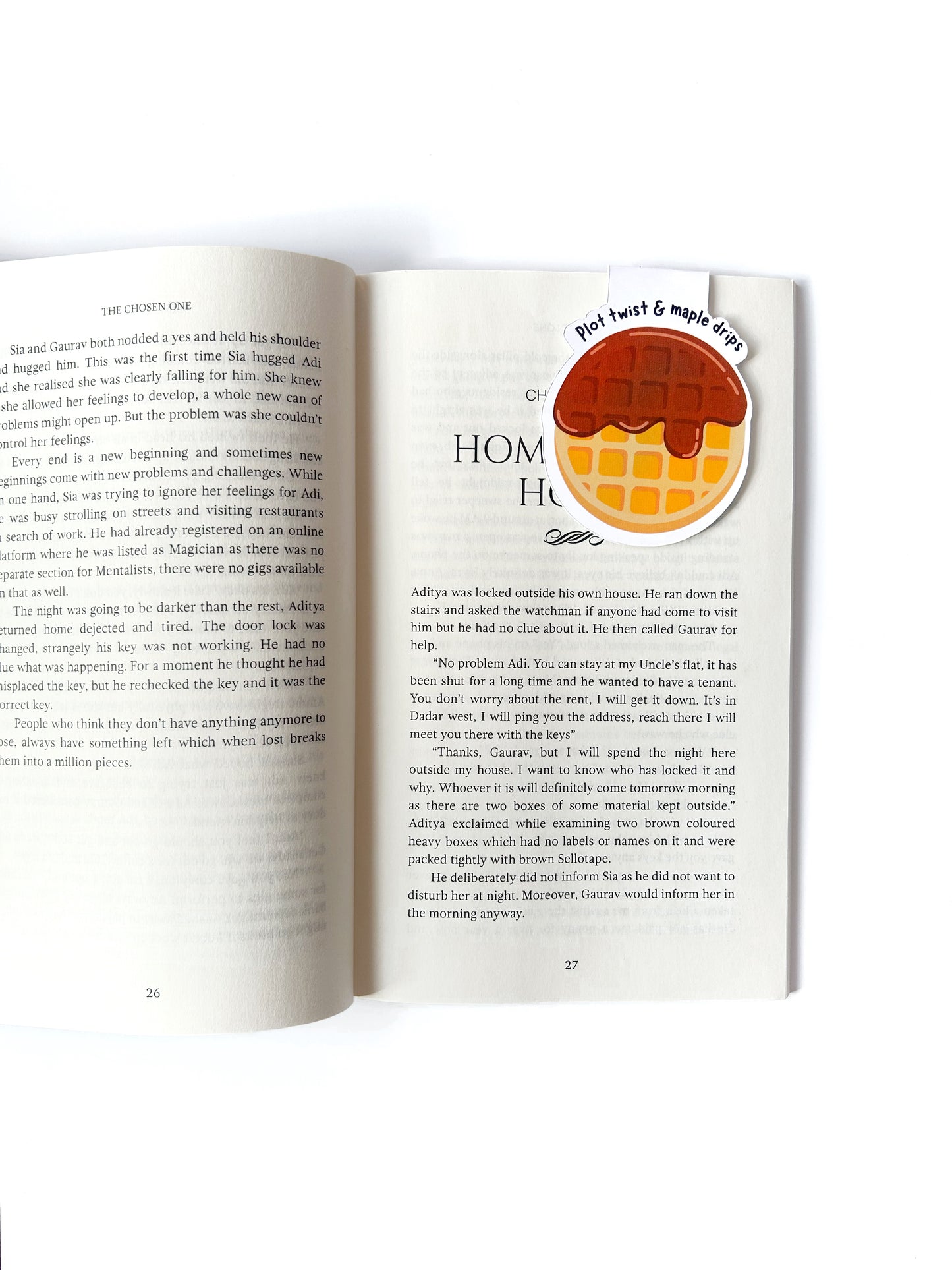 Dessert-Themed Magnetic Bookmarks (Pack of 3) | Cute Magnetic Page Markers for Book Lovers | Donut, Cake & Waffle Reading Accessories