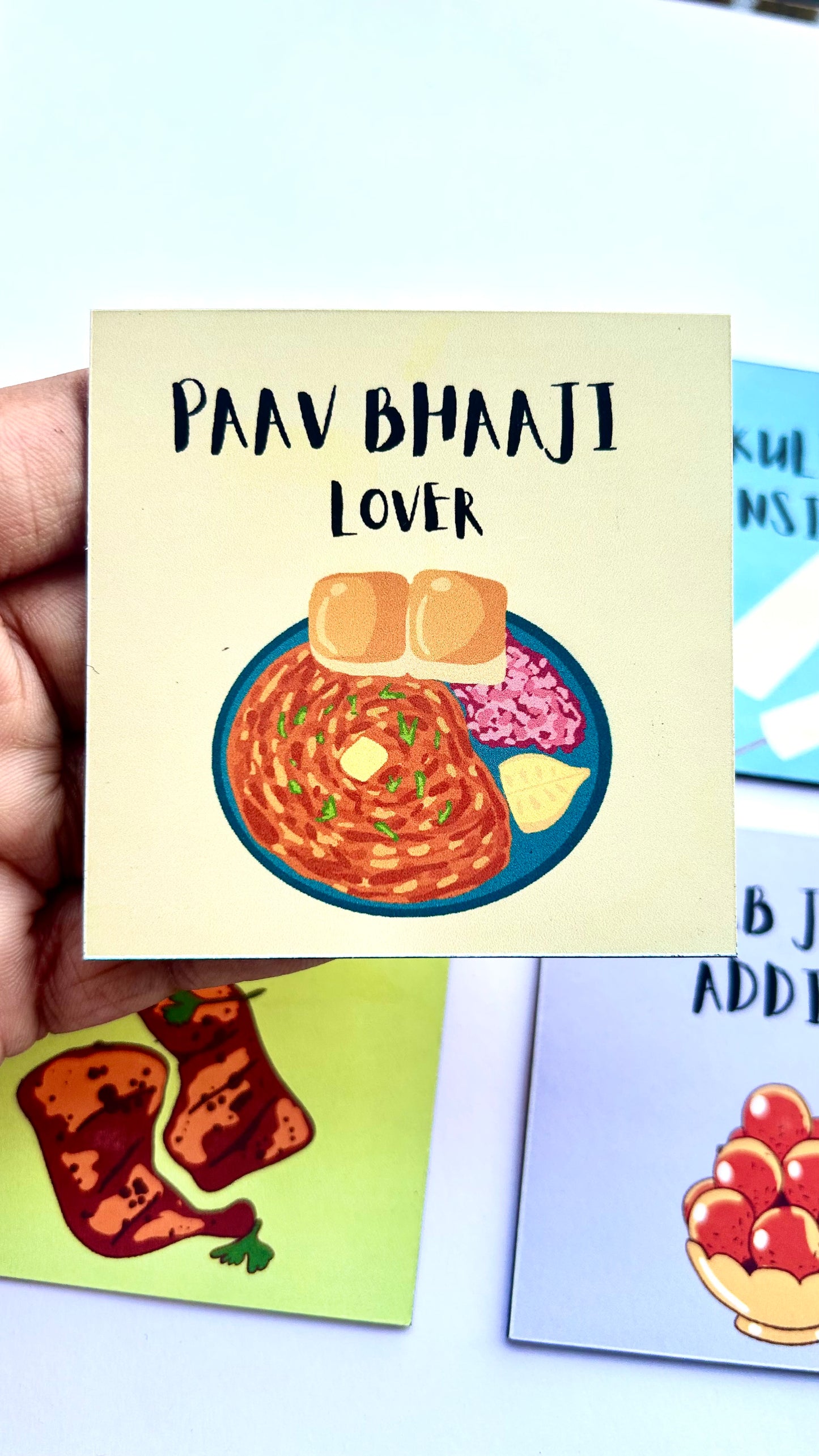 Foodie Delight: Combo of 4 Quirky Fridge Magnets for Food Lovers Theme 1