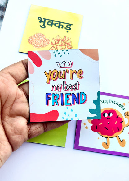 Foodie Delight: Combo of 4 Quirky Fridge Magnets for Food Lovers Theme 3