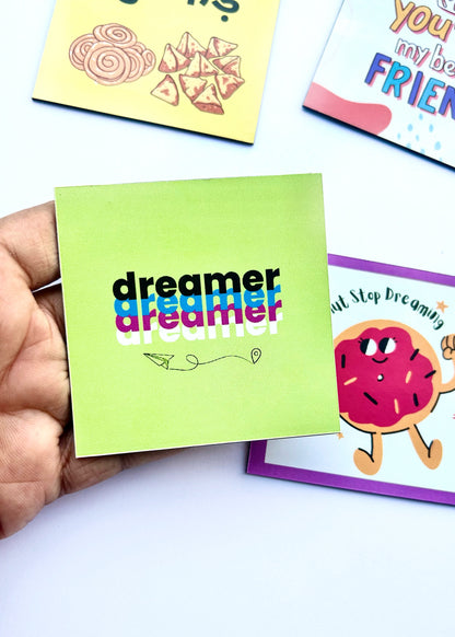Foodie Delight: Combo of 4 Quirky Fridge Magnets for Food Lovers Theme 3
