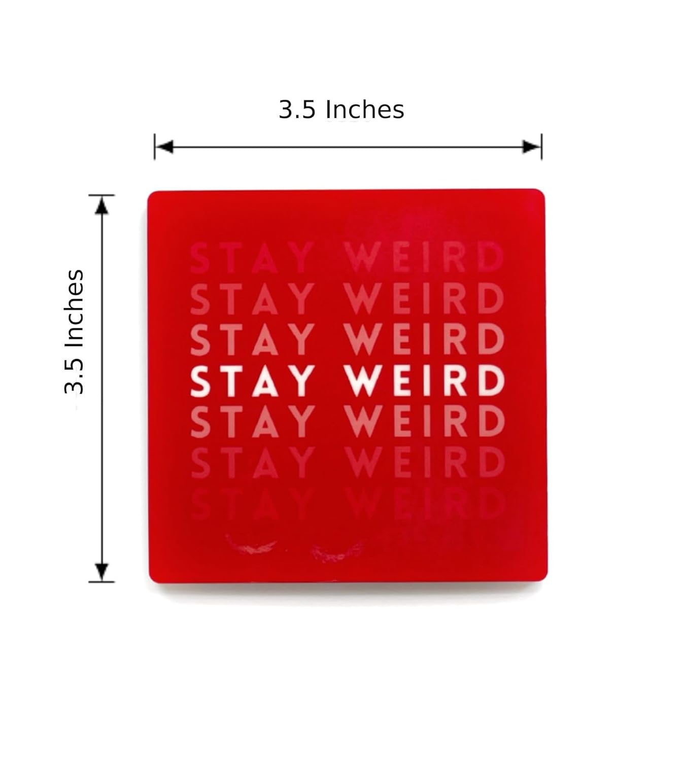 MDF Wooden Coasters Inspirational Quotes Theme, 3.5 Inches Square